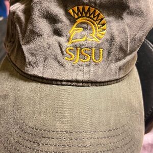 OTTO Gray Adjustable Baseball Cap Men SJSU San Jose State University